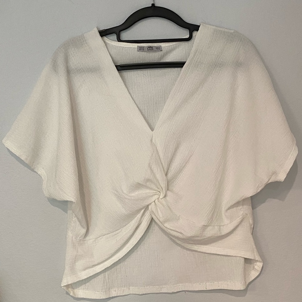White ZARA crop